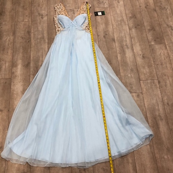 BNWT La Femme chiffon gown - Picture 10 of 12